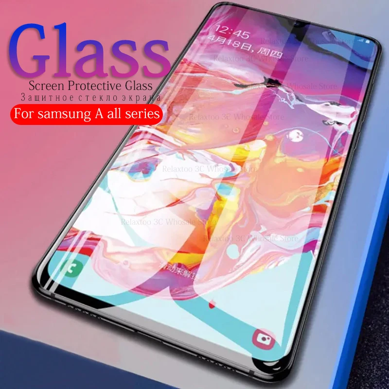 2019 закаленное стекло для samsung a40 защита экрана Galaxy a50 a30 a70 a60 a80 a90 a20 a10 защитное 3D