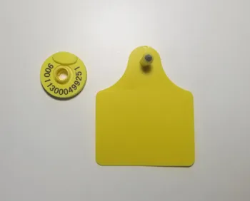 

x100pcs Low frequency animal RFID ear tag, Sheep cow pig for animal identification visual tag FDX-B