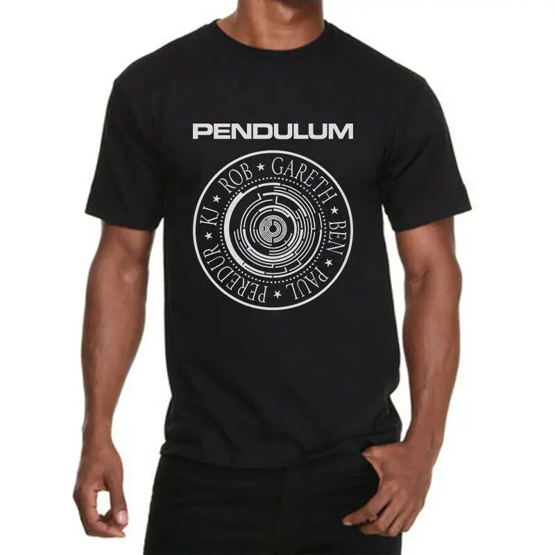 

Pendulum Shirt Electronic Rock Band Music Tour 2019 Men Black T-shirt S-XXL