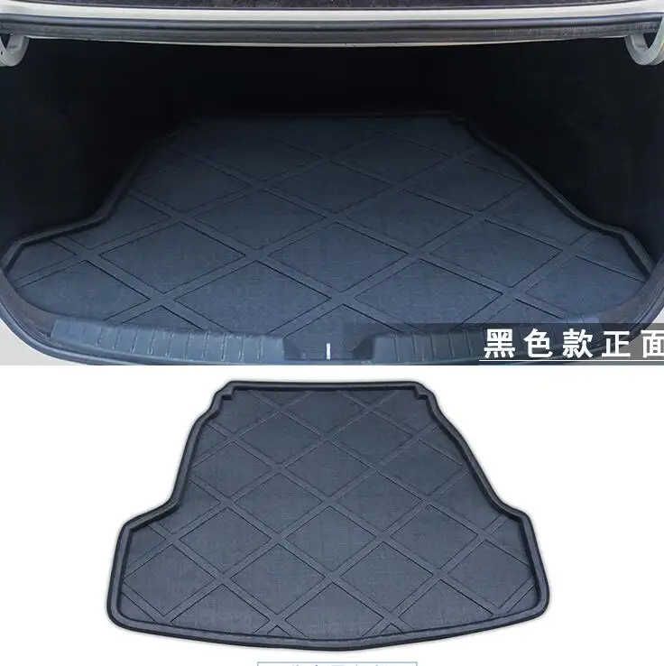 

car-styling case For 2011-2014 HYUNDAI ELANTRA MD Boot Liner Rear Trunk Cargo Mat Floor Tray Sheet Carpet Mud Protector