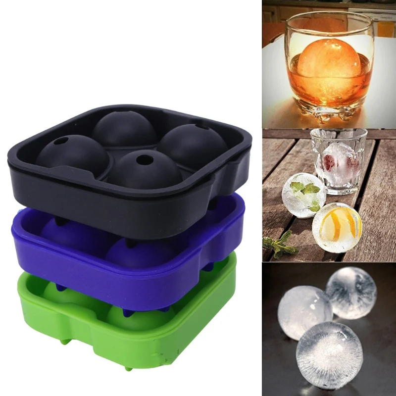 

Silicone Ice Cube Maker Tray Tools Ice Cream Molds Bar Home DIY Summer Cool Food Maker Chocolate Whiskey Party Beer Bar Tools