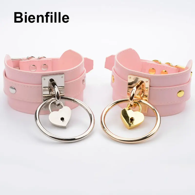 Layer Leather Big Choker Handmade Collar 3