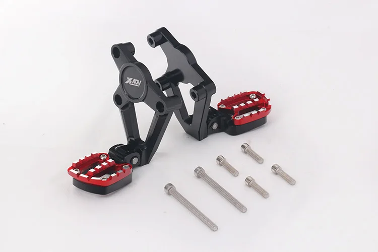 X-ADV X ADV 750 Motorbike Foldable Rear Foot Pegs Pedal Footrest Passenger Rear set For HONDA 2017 2018 X-ADV 750 Motorcycle (8)