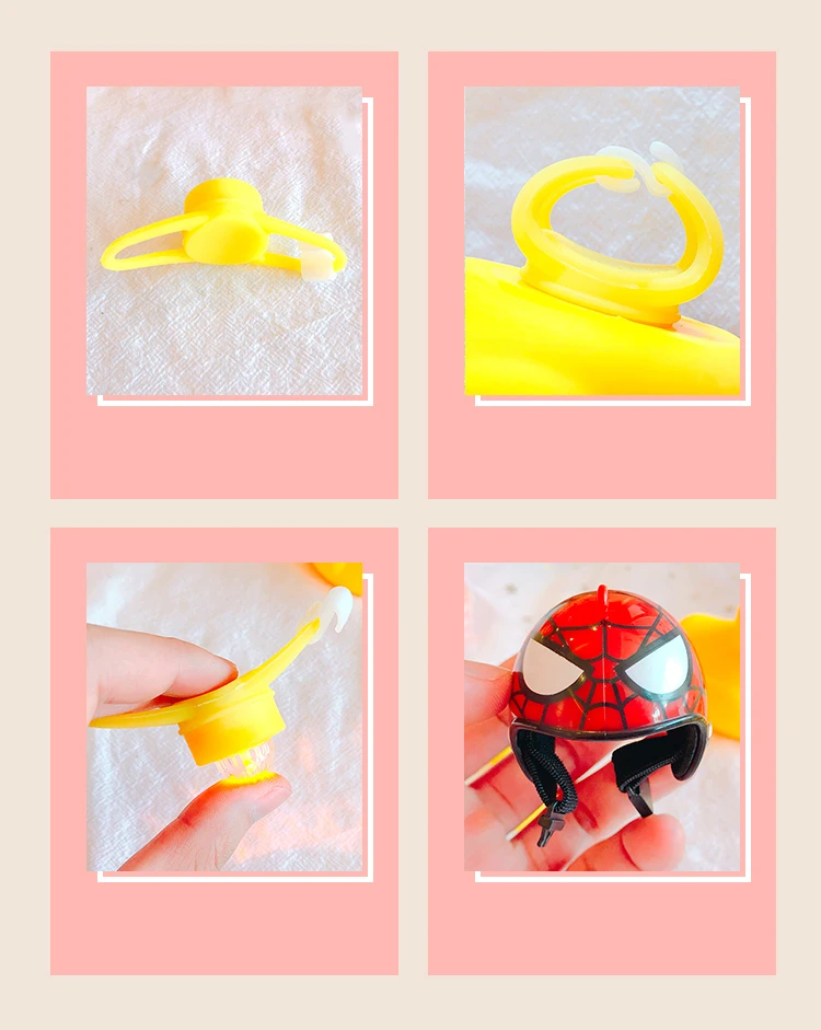 Lovely Duck  Helmet Ring Bell Toy For Motorcycle Cycling Bicycle Bike Ride Horn Alarm 8