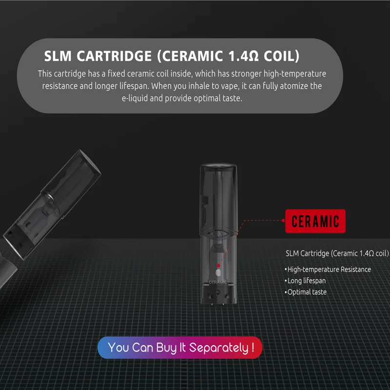 SMOK SLM Stick толстый Vapor Pod Starter Kit 250mAh электронная сигарета набор маленький vape pen kit