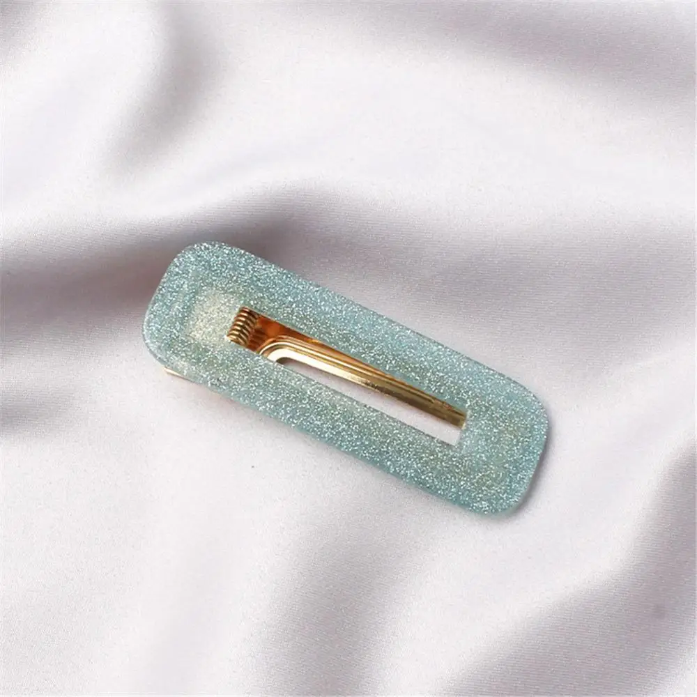 rectangle C1 M MISM заколки для волос для женщин, шпильки для волос, акриловые заколки в форме капли, блестящая фольга, блестящая Шпилька, заколка для волос - Цвет: rectangle C1