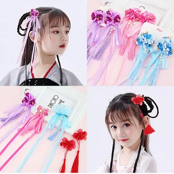 

Cute Baby Girl Floral Tassel Design Headband Fashion Toddler Hair Pin Hair Accessories