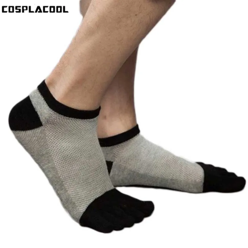 [COSPLACOOL] Новые мужские носки с пальчиками хлопок пять пальцев повседневные пальцы
