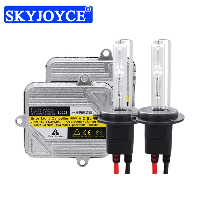 SKYJOYCE 55 Вт Быстрый Яркий 9012 HID ксеноновый комплект H1 H3 H11 HB3 HB4 H7 Автомобильная фара
