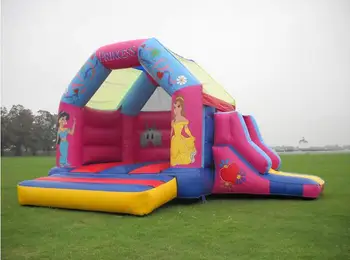 

inflatable bouncer slide combo for kids princess combo