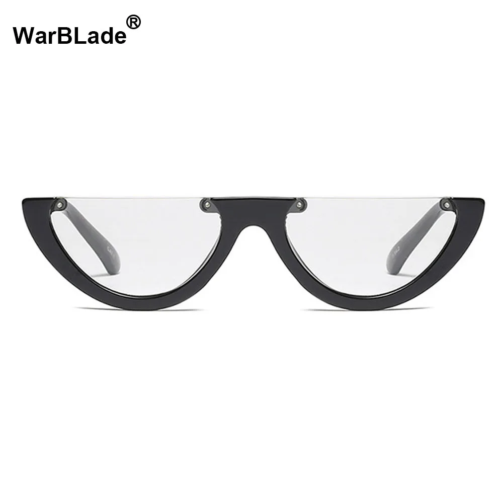 

2018 NEW Fashion Women Glasses Frame Men Eyeglasses Frame Vintage Half Frame Clear Lens Glasses Optical Spectacle Cat Eye