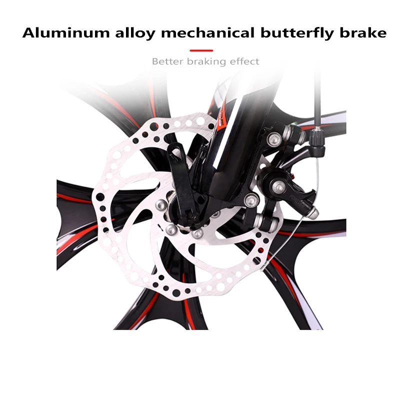 Best Mountain bike 26 inch one wheel aluminum alloy men and women racing off-road adult 30-speed variable speed bicycle 3