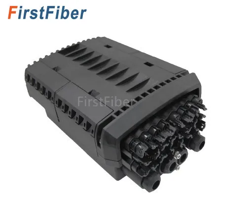 

Drop Cable Closure 24 core 4 port FTTH Drop Cable Type Fiber Optic Splice & Splitter Closure IP68 Waterproof Fiber Joint box