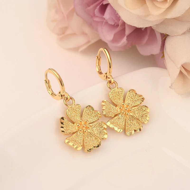 Bangrui Flower Earrings For Women Girls Gold Color Cute Earing Jewelry Gifts African Indonesia Nigeria Congo Arab Earring Gift Aliexpress Jewelry Accessories