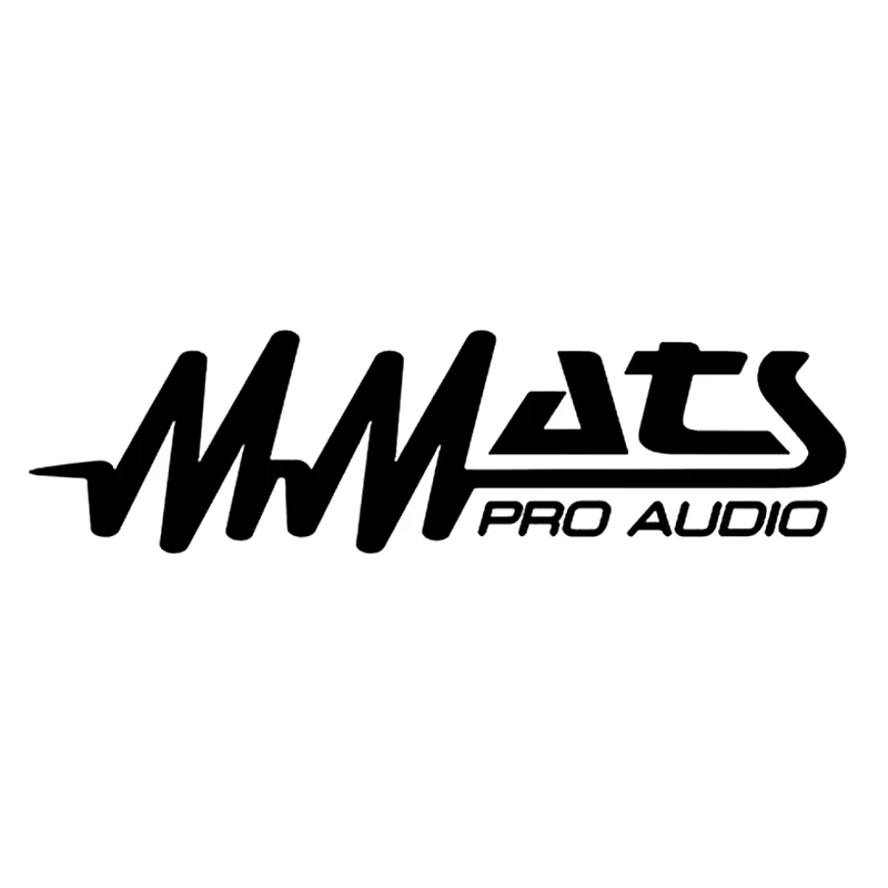 CS 107460*16cm MMats Pro Audio funny car sticker vinyl decal silver