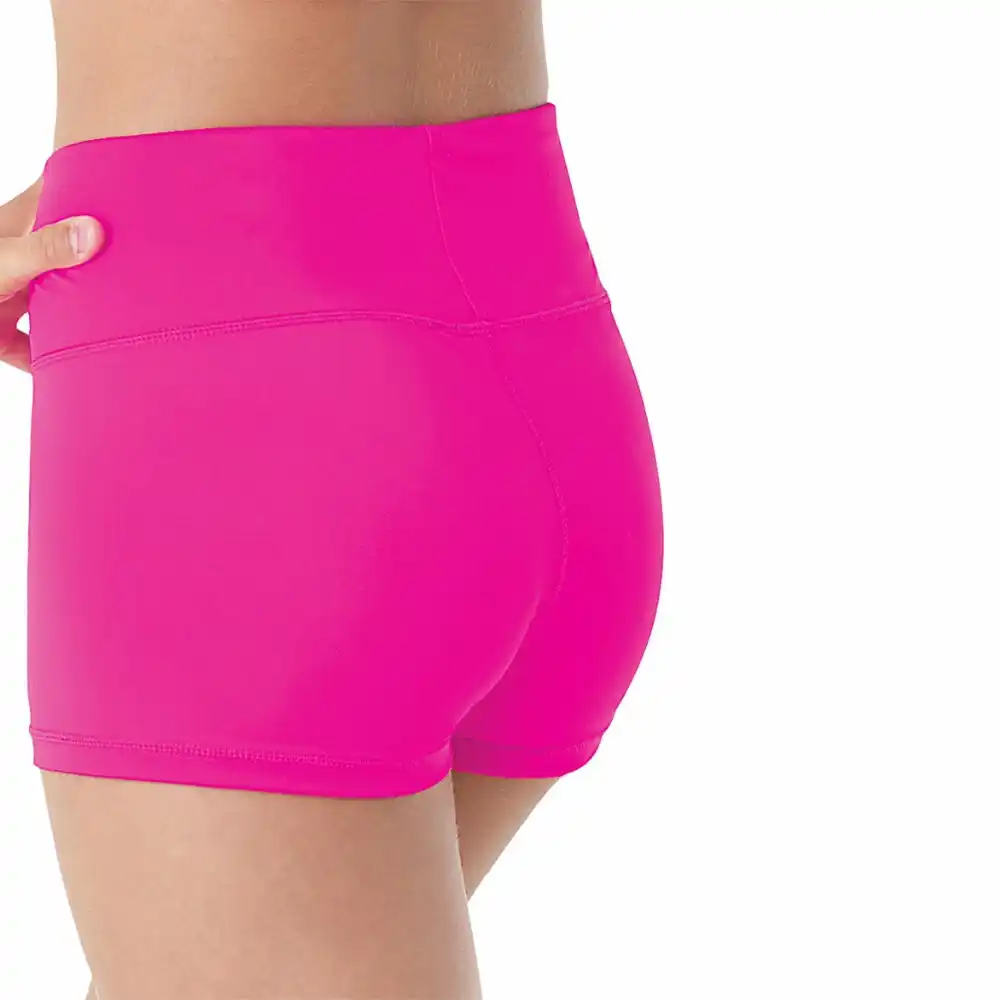Women Dance Shorts High Waisted Jazz Ballet Dance Nylon Lycra Spandex