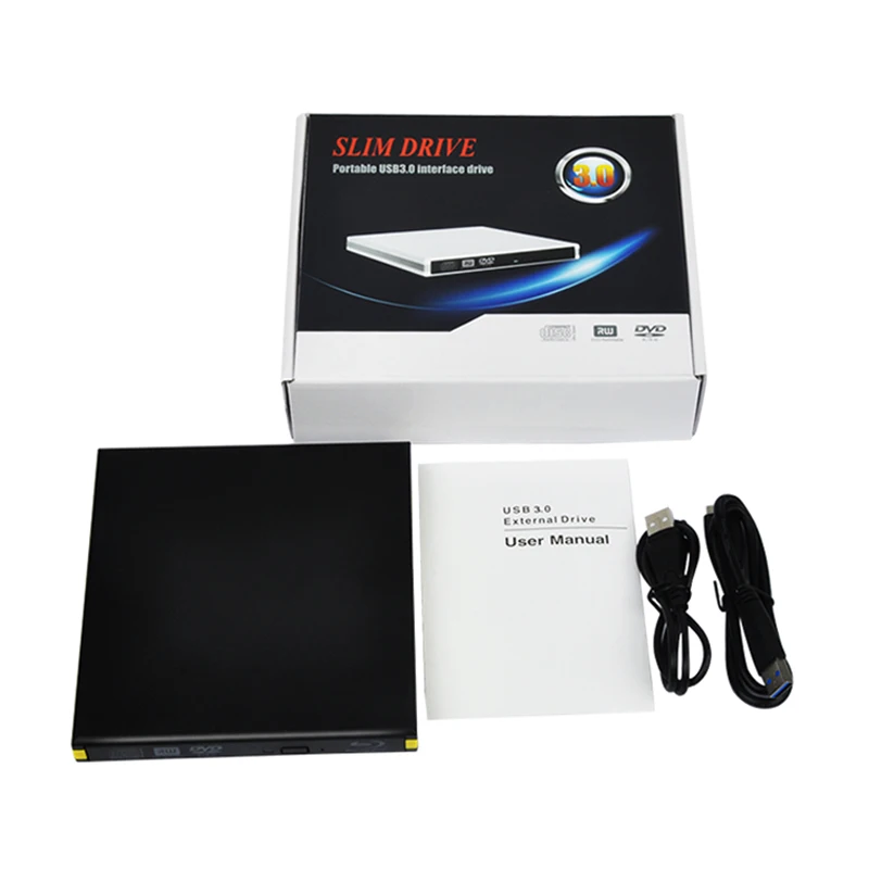  USB3.0 TO SATA 12.7mm / SATA movement external optical drive box color widened external optical dri