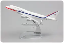 С высоким берцем на каждый день 1/440 весы игрушка в виде самолета в Корейском стиле ВВС 001 B747 HL7465 литой металлический самолет модель игрушка