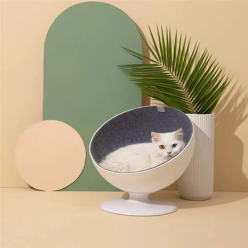  Xiaomi Cat Beds & Mat Pet House Cat Boss Rotational Interaction Cat House Sleeping Funny Pet Bed Fi