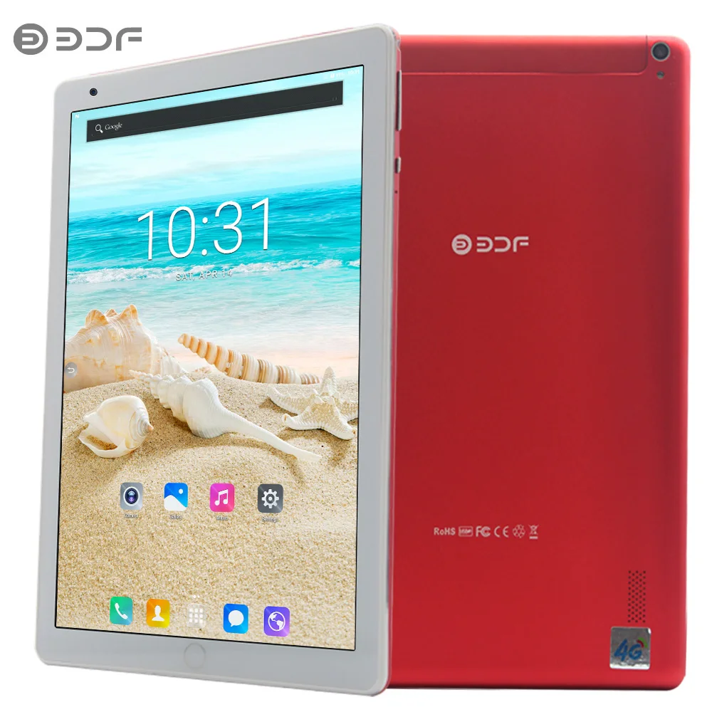  New 10.1 inch Octa Core Android 7.0 Tablets Pc 3G 4G LTE Mobile Sim Card Phone Call 2GB+32GB IPS LC
