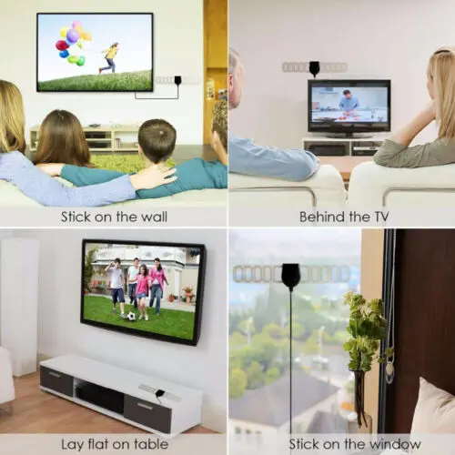 200 миля диапазонная антенна ТВ цифровая HD Skywire 4 K Antena tv 1080 P/усилитель комнатная