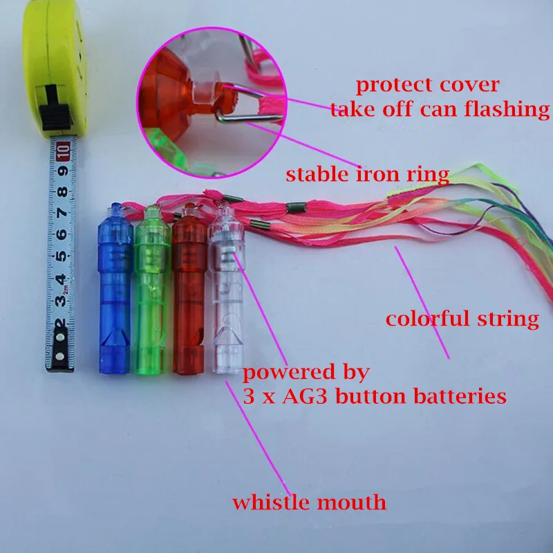 Красочный светодиодный свисток для детей, Детский Светильник, свистки, игрушки, светящиеся на день рождения, вечерние, Рождество, Хэллоуин, navidad