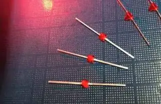 

100pcs x1.5mm Little Butterfly White Red Green Blue Yellow Orange 1.8mm Straight Flat Foot LED Lamp Super Bright