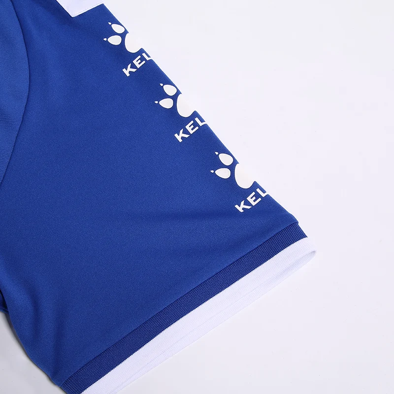 KELME мужская летняя тренировочная одежда, спортивные рубашки с коротким рукавом, топы поло 3871004