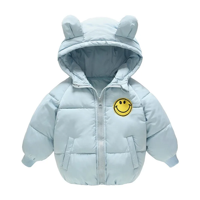 CROAL CHERIE Cute Smile Kids Winter Jacket For Girls Boys Cotton Baby Clothing Snowsuit Winter Parkas Children Coat 80-130cm (7)