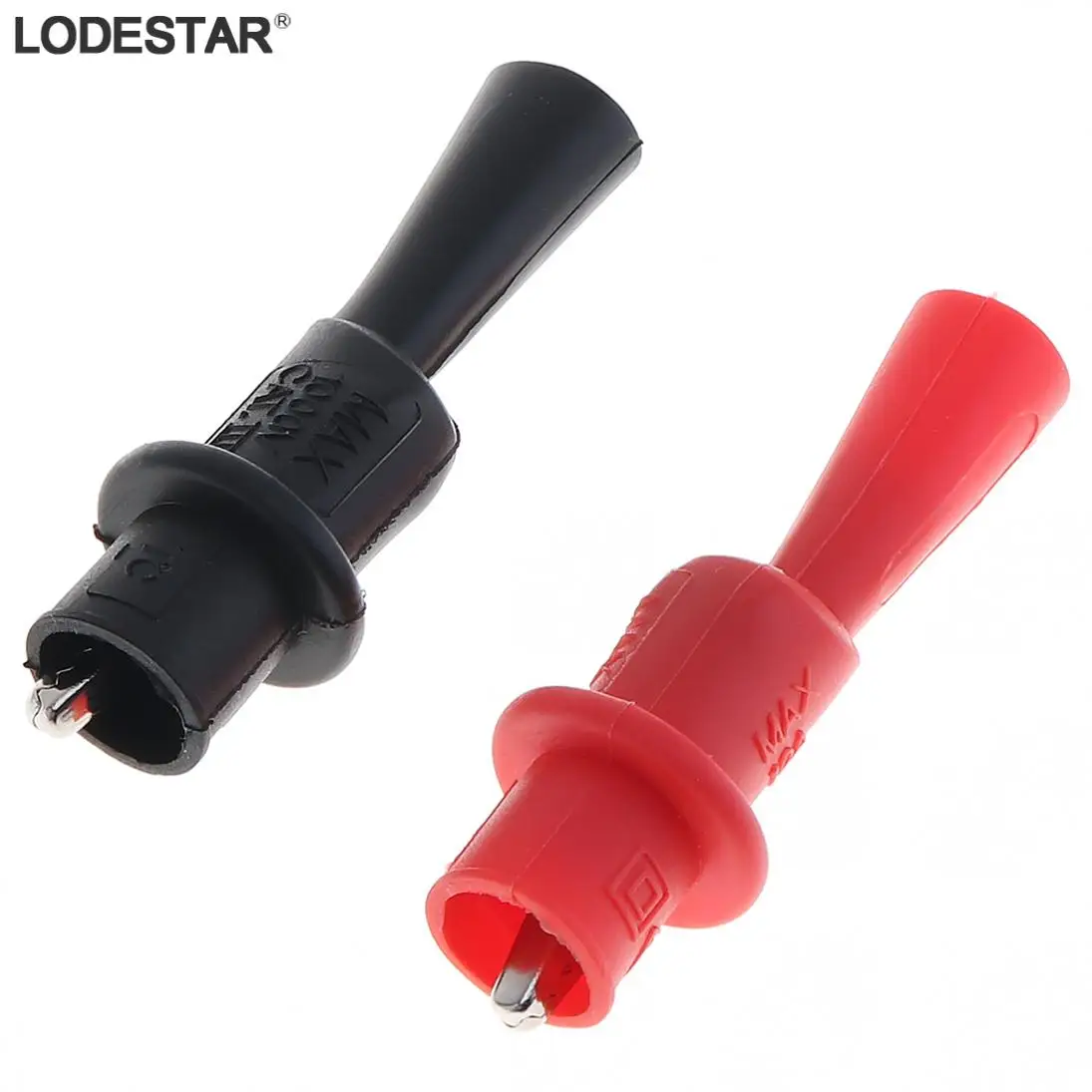 

New LA04016 2pcs 66CM 1000V 10A Metal Crocodile Clip with Silica Gel Insulator for Testing Probe Meter