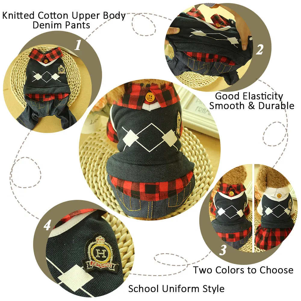 Winer Clothing For Dogs Chihuahua Teddy Jumpsuit Jacket For Small Dogs Puppy Cat Pet Clothing Dog Thick Cotton Hoodies Pet (4)