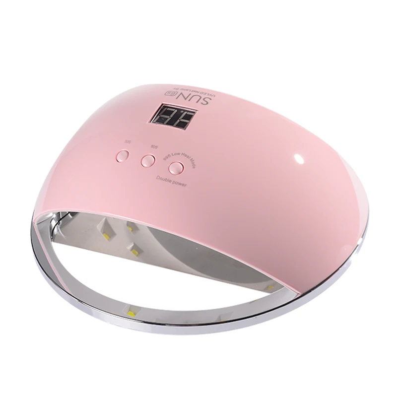 Langoa SUN6 48 Вт Светодиодная УФ лампа для ногтей Smart Sensor Сушилка отверждения всех