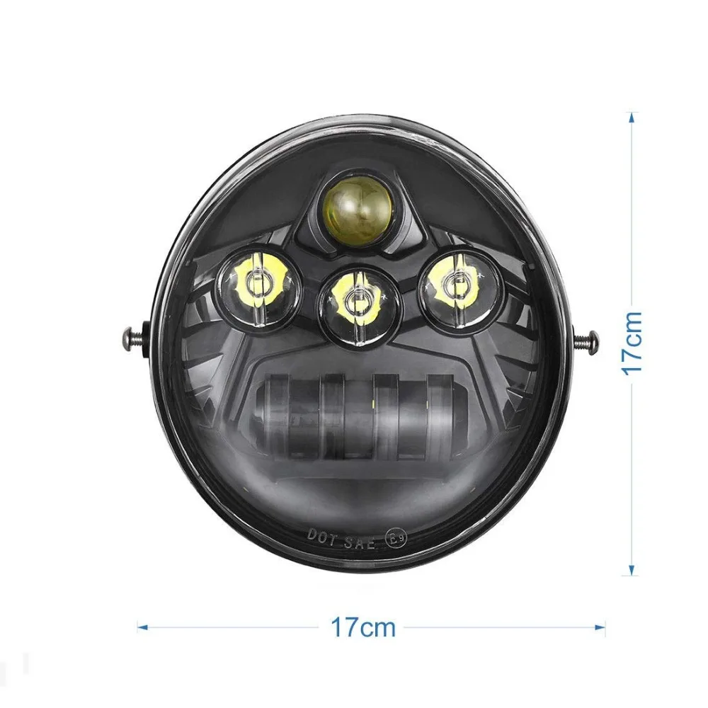 E9 точка VRSC/V-ROD светодиодный головной светильник с дневными ходовыми светильник вродь головной светильник овальной формы для Harley V стержень VRSCF VRSC VRSCR Harley фары