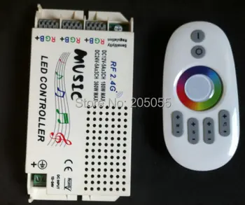 

wireless remote 2.4G Music Controller RF led module strip light lamp For 3528/5050 RGB LED 12V-24V 5A*3CH
