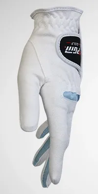 PGM, брендовые для гольфа перчатки женское из микрофибры ткань мягкий комфорт легкие тонкие дышащие носимые прочные перчатки леди розовый белый синий - Цвет: Белый