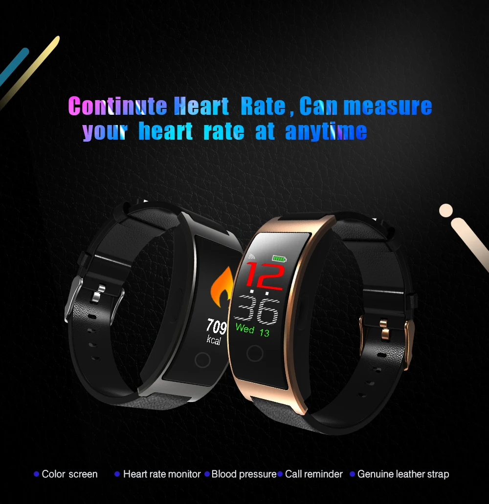 New CK11C Smart Band Colorful Screen Heart Rate Monitor Bracelet Blood Pressure Fitness Tracker Smart band Sport Watch Wristband