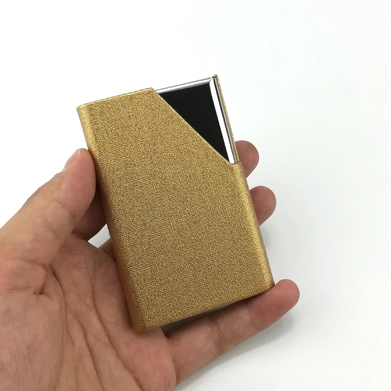 Retro Business Cardholder Visit Card Holder Oracle Grain Leather Case for Card Bank Men Namecard Holder Credit Card Holder Women (10)