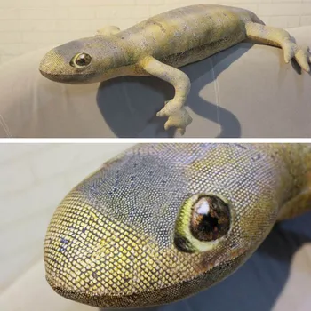 

100cm Gecko Doll Halloween Stuffed Plush Toy Simulation Lizard Pillow Funny Chameleon Plush Toy Gift