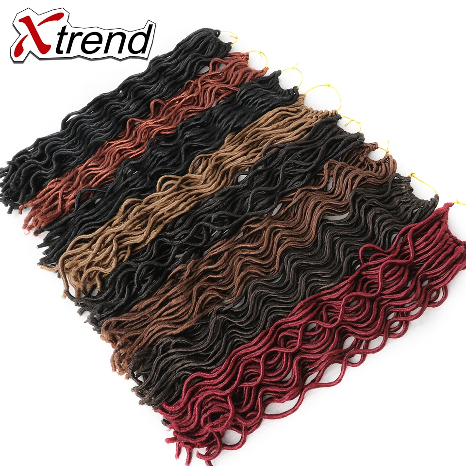 Faux Locs Crochet Braid Twist Hair 20inch 24roots Synthetic Kanekalon Braiding