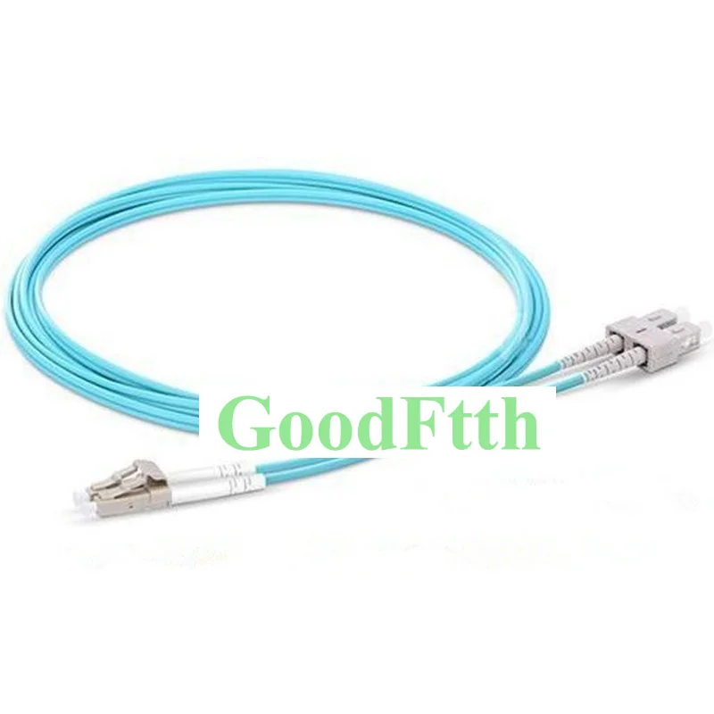 Fiber Patch Cord Jumper Cable SC-LC Multimode 50/125 10G OM3 Duplex GoodFtth 20-100m