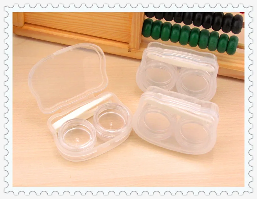 LIUSVENTINA простой милый прозрачный гладкий прозрачный контактный чехол для объектива контейнер для линз коробка очки