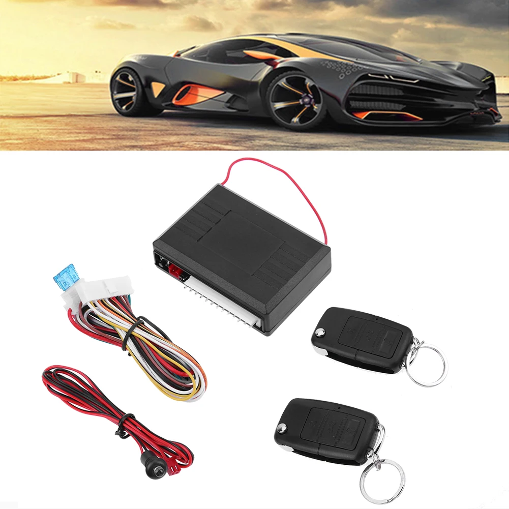

VODOOL Car Auto Remote Central Kit Vehicle Door Locking Keyless Entry System With Remote Controllers Car alarm System Universal