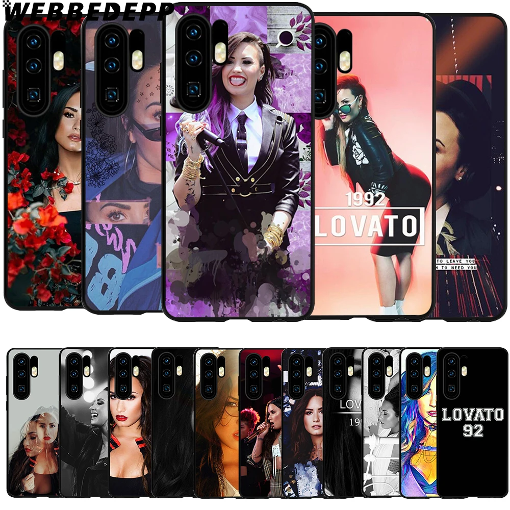 

WEBBEDEPP Demi Lovato Soft TPU Case Cover for Huawei P8 P9 P10 P20 P30 Lite Pro P Smart 2019