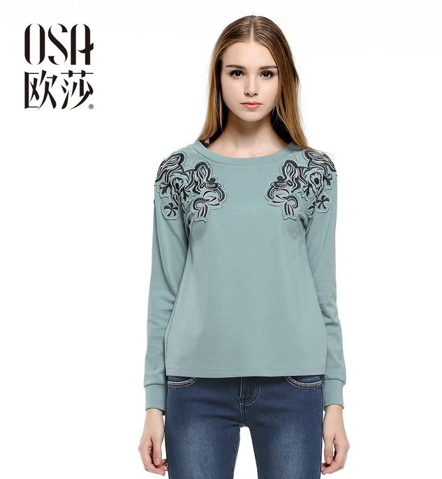 OSA Women's Waist Slim t shirt Tops Full t shirt women t shirt ST422057