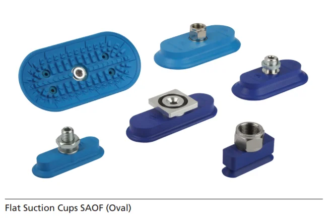 Плоские присоски SAOF Овальный промышленный робот манипулятор патрон пневматический Вакуумный патрон NBR 40X80 23X60 30X90 16X50 50X100