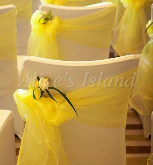 

2200 x 15cm Yellow Wedding Birthday Party Theme Organza Tulle roll Fabric Spool Tutu Party Decoration Crafts Festive Supplies