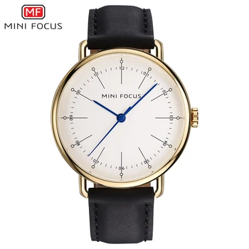 

MINI FOCUS Luxury Brand Men Watch Waterproof Wristwatch Leather Sports Watches Men's Army Military Watch Man Quartz Clock