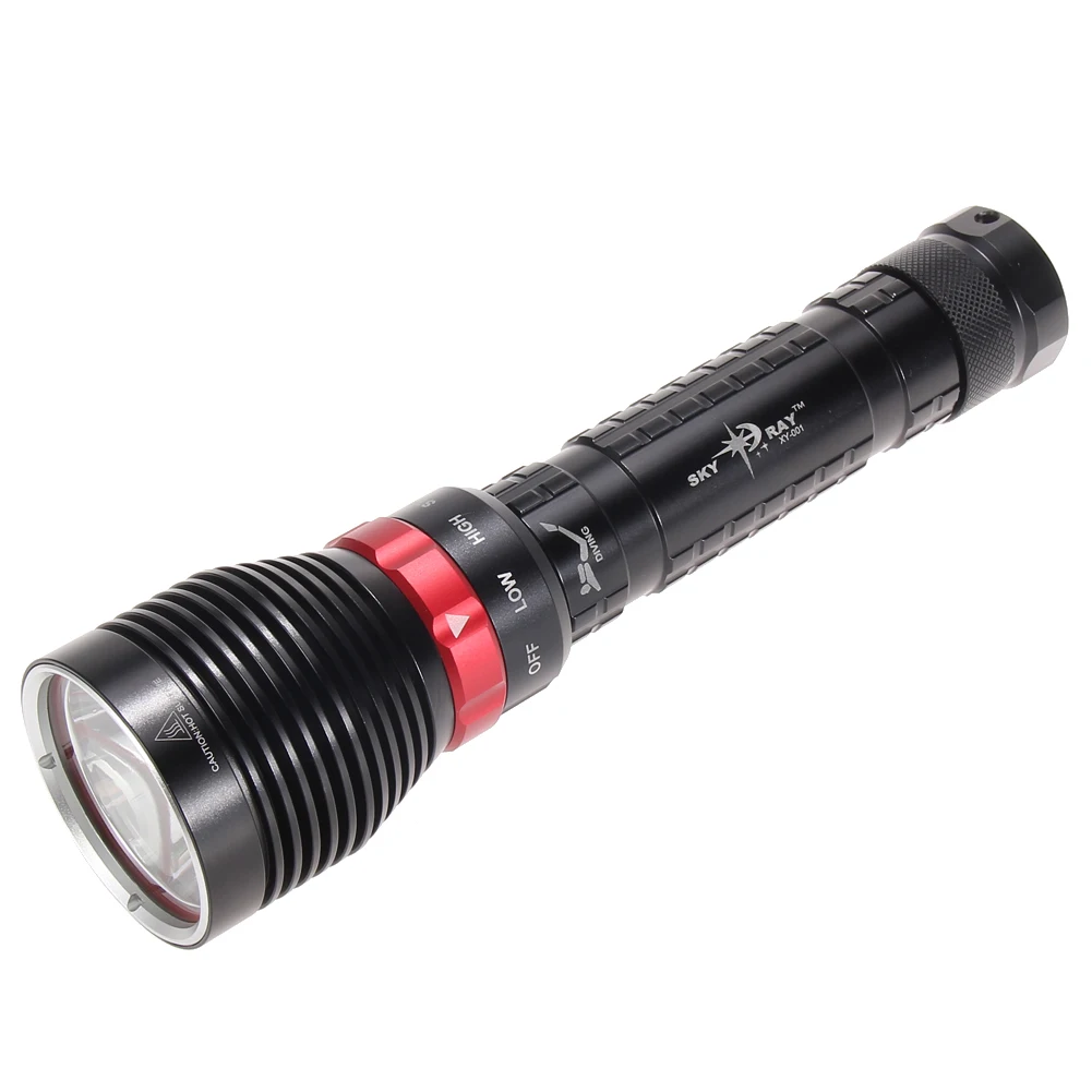 

Super Bright Torch Flash light DX1 SKYRAY 2000LM Underwater CREE XM-L L2 LED Diving Flashlight Lamp Torch