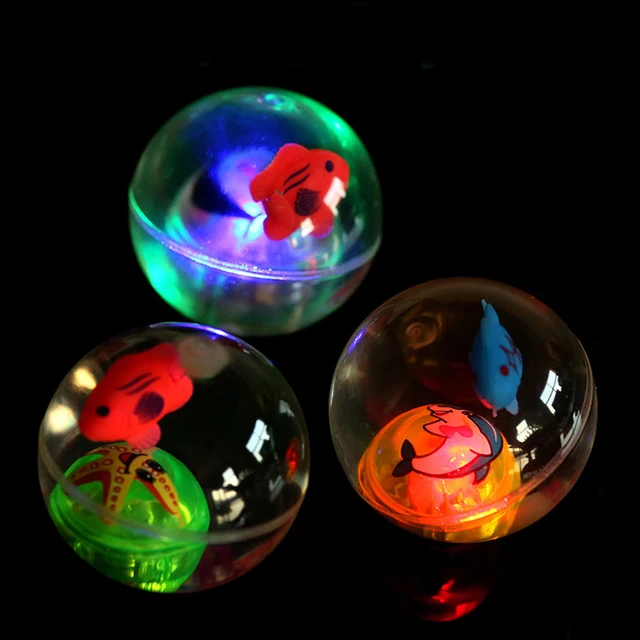 Children's toys Light Up Bouncing Balls Flash Crystal Ball 5.5cm Toy Ball crystal ball 2
