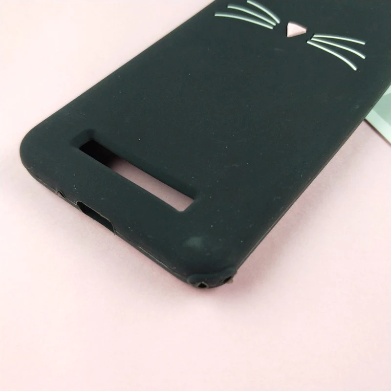 Милый 3D мультяшный силиконовый чехол для Xiaomi Redmi 4A чехол s Япония блестящая борода кошка кошечка с милыми ушками чехол для телефона